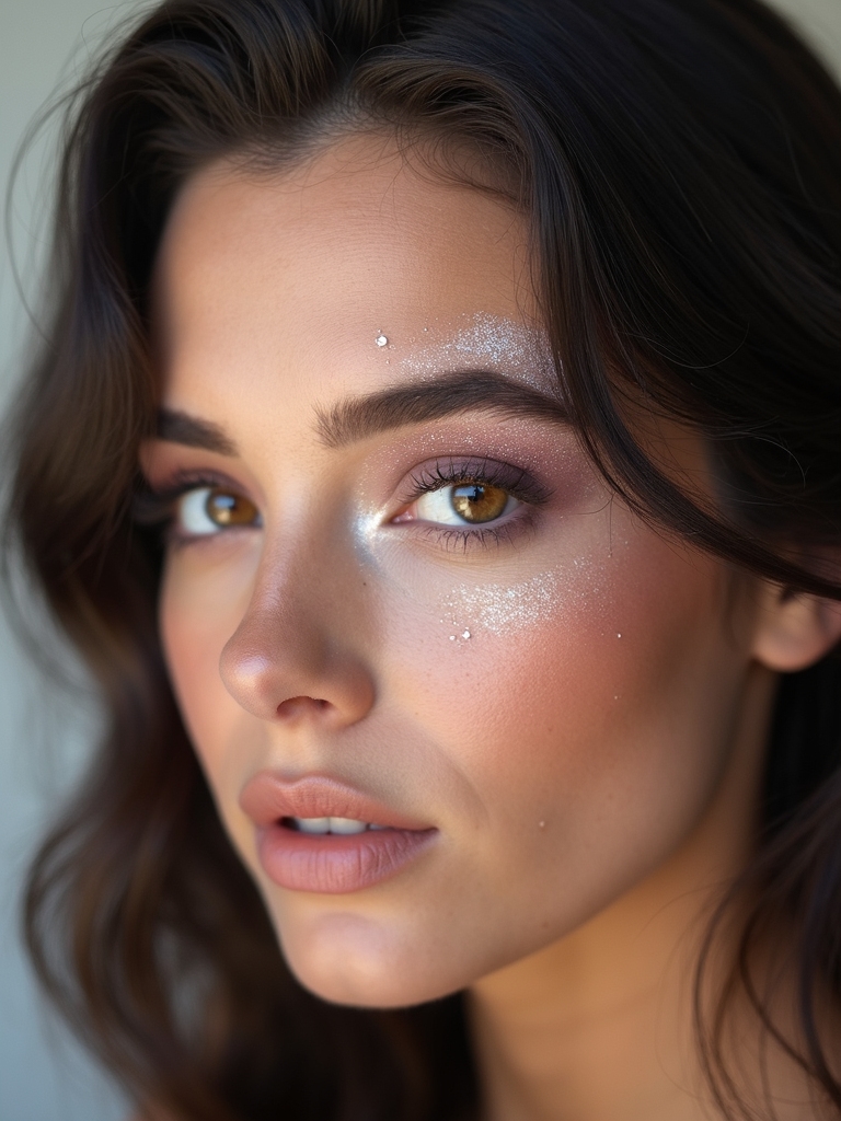 floating negative space eyeliner statement