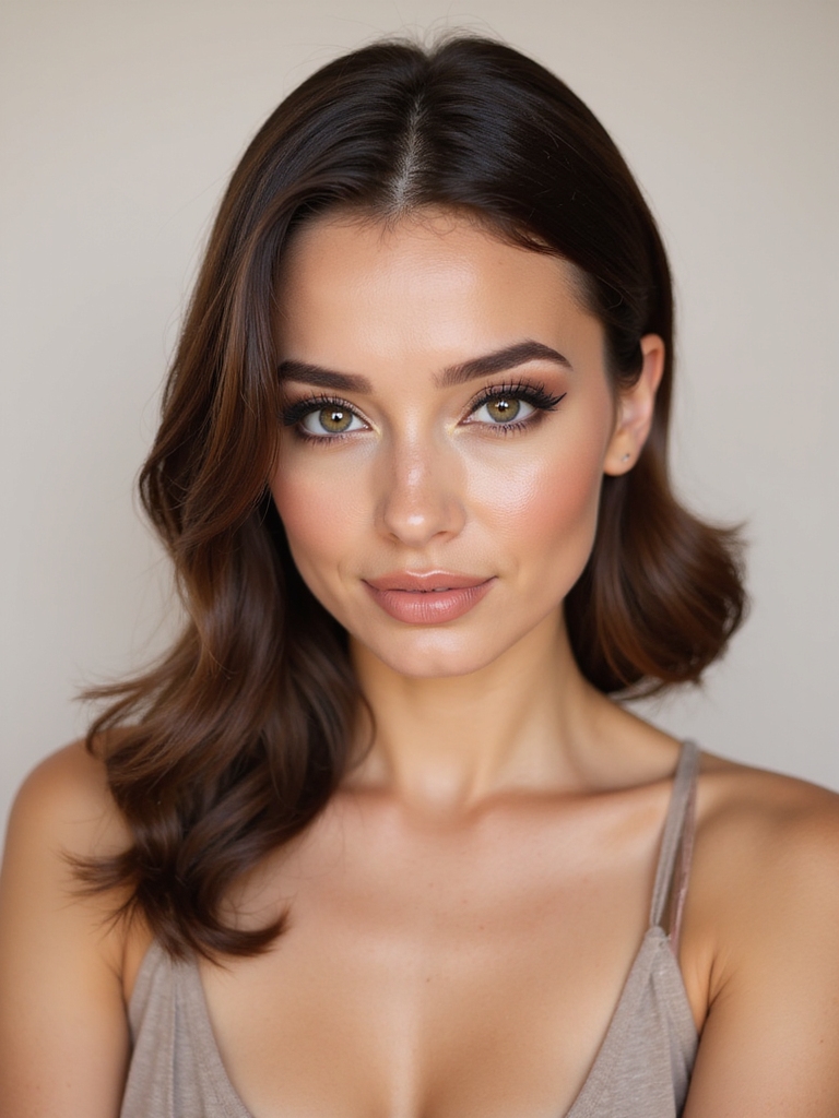floating sculpted crease detail