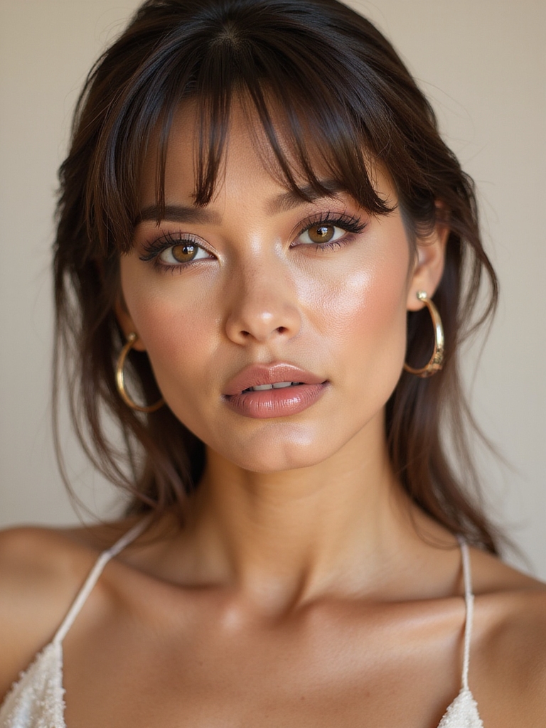 freshly rained on glass skin