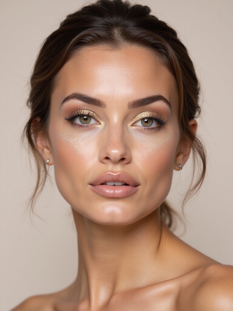 gilded champagne shimmery lidwash