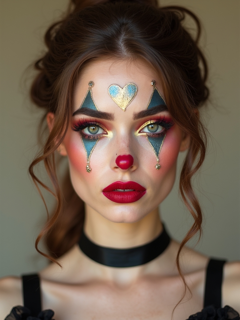 gilded metallic circus siren