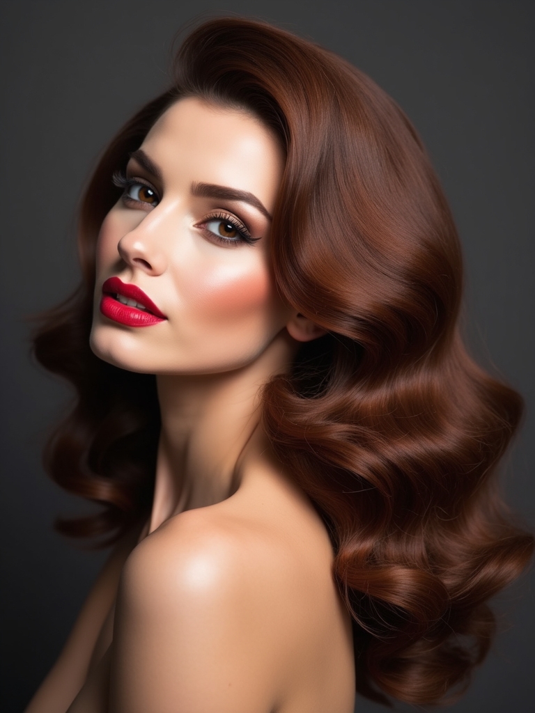 glamorous vintage hollywood waves