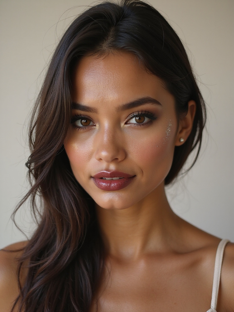 glistening dewy ocean kissed skin