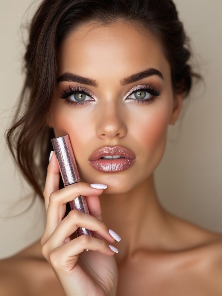 glittery disco lip glosses