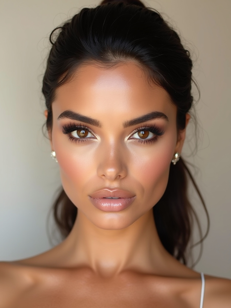 glossy dewy sun kissed skin