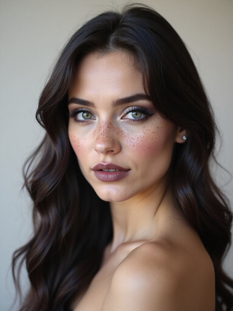 glossy gaze freckled smoky dusk
