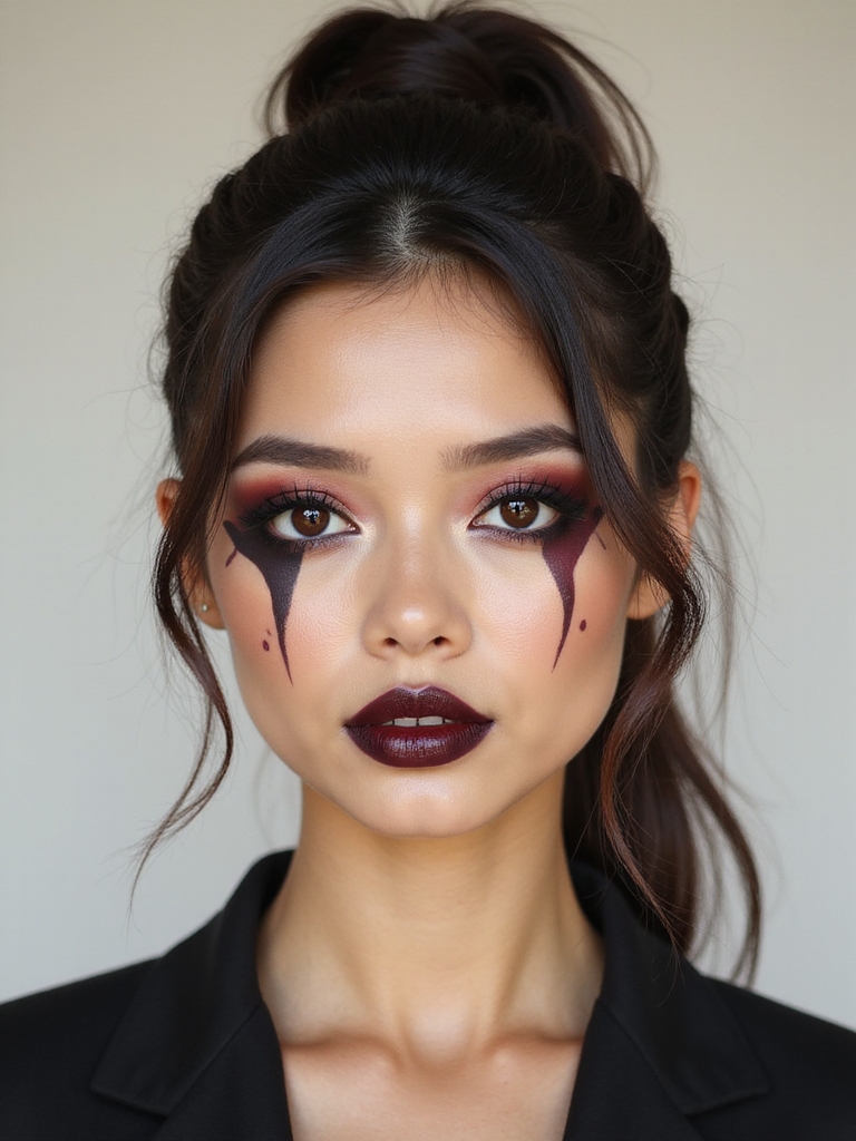 glossy lids matte carved markings