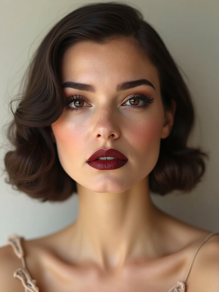 glossy smoky crease glamour