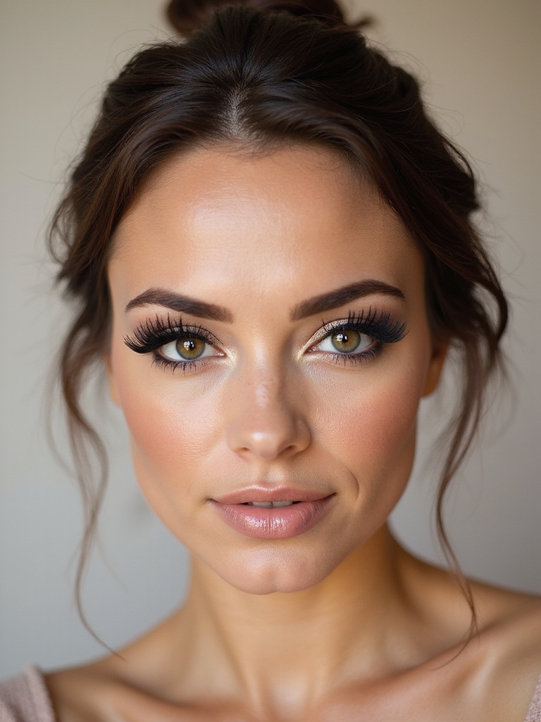 glossy spiky clustered lash drama