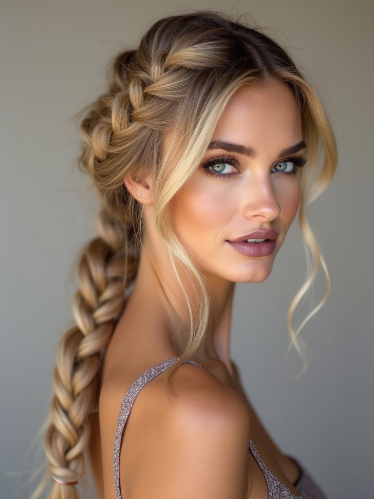 gorgeous fishtail braid technique
