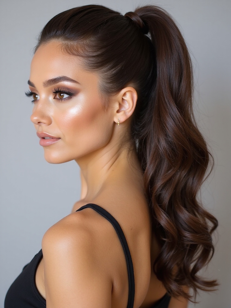 high ponytail instant lift