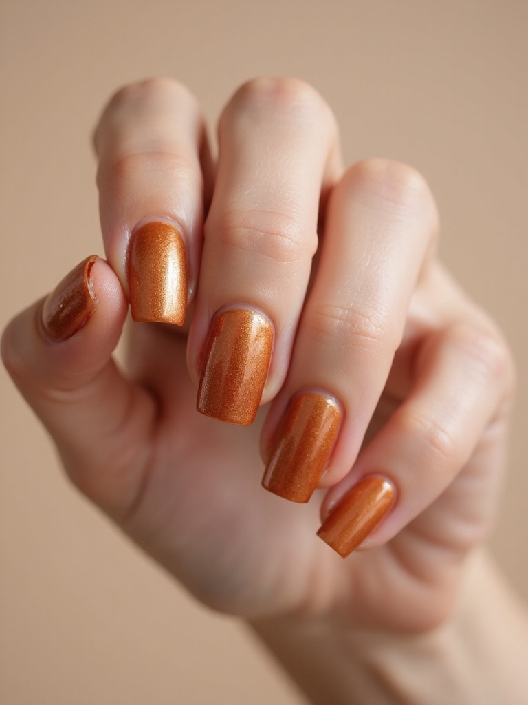 honeyed nude to molten gold