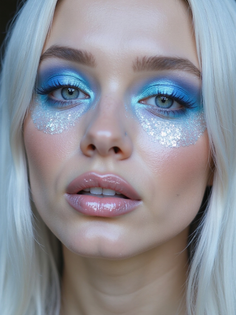 icy frosted vinyl glow