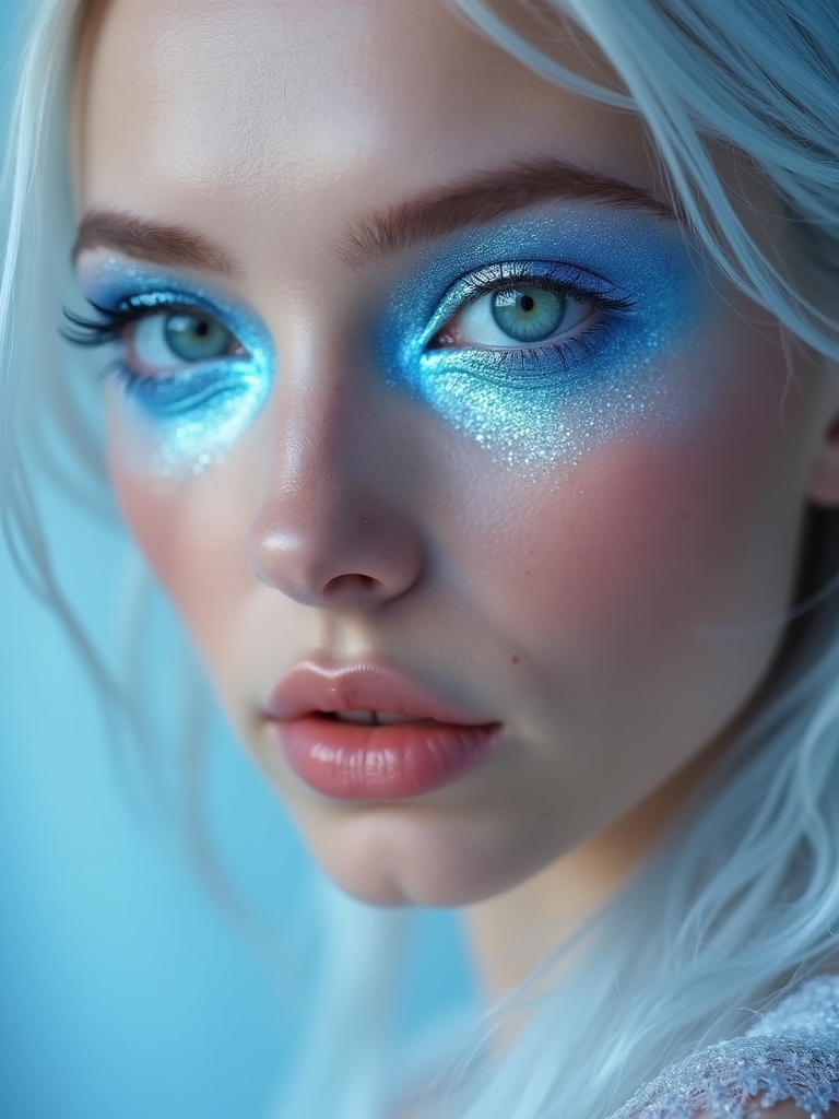 icy inner corner luminous highlight