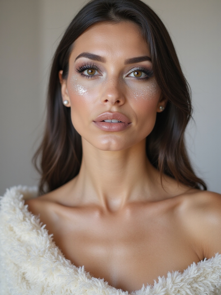 icy silver smoked sparkle