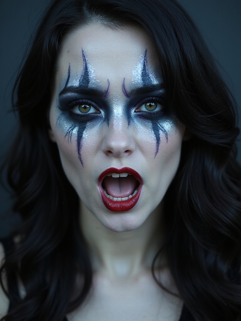 inky veined smoky cat eye