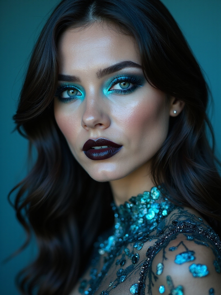 iridescent moonlit mermaid eyes