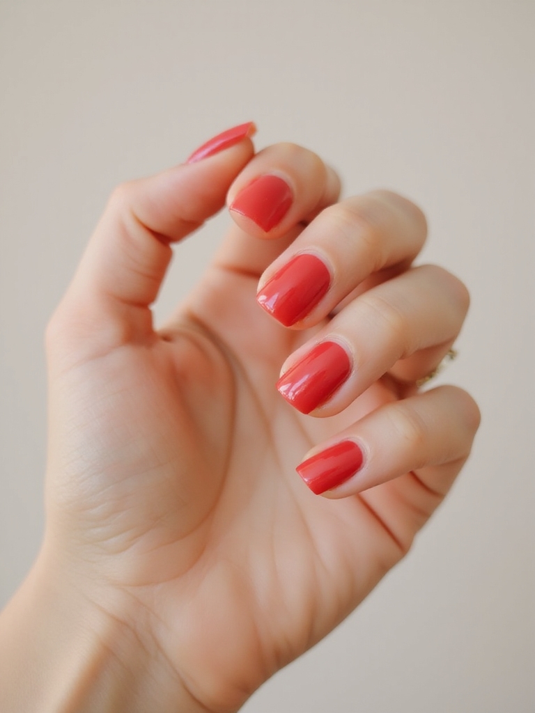 juicy watermelon micro arc manicure