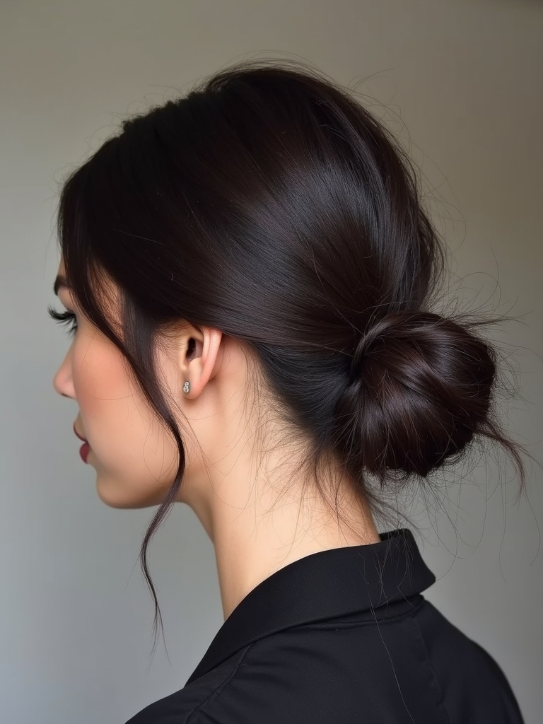 knot ponytail tutorial steps