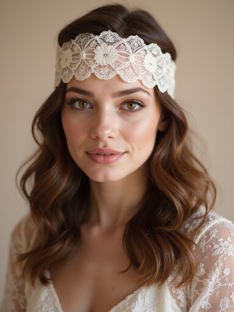 lace headbands for romantic hairstyles