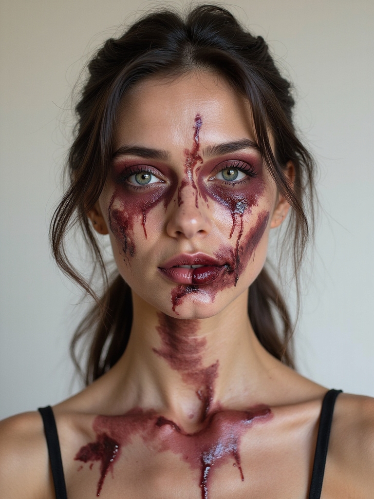 layered rotting flesh effects