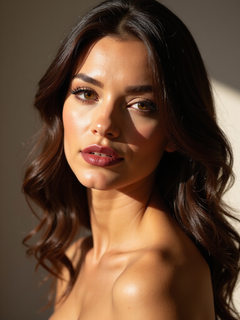 lifted conditioned glossy lashes