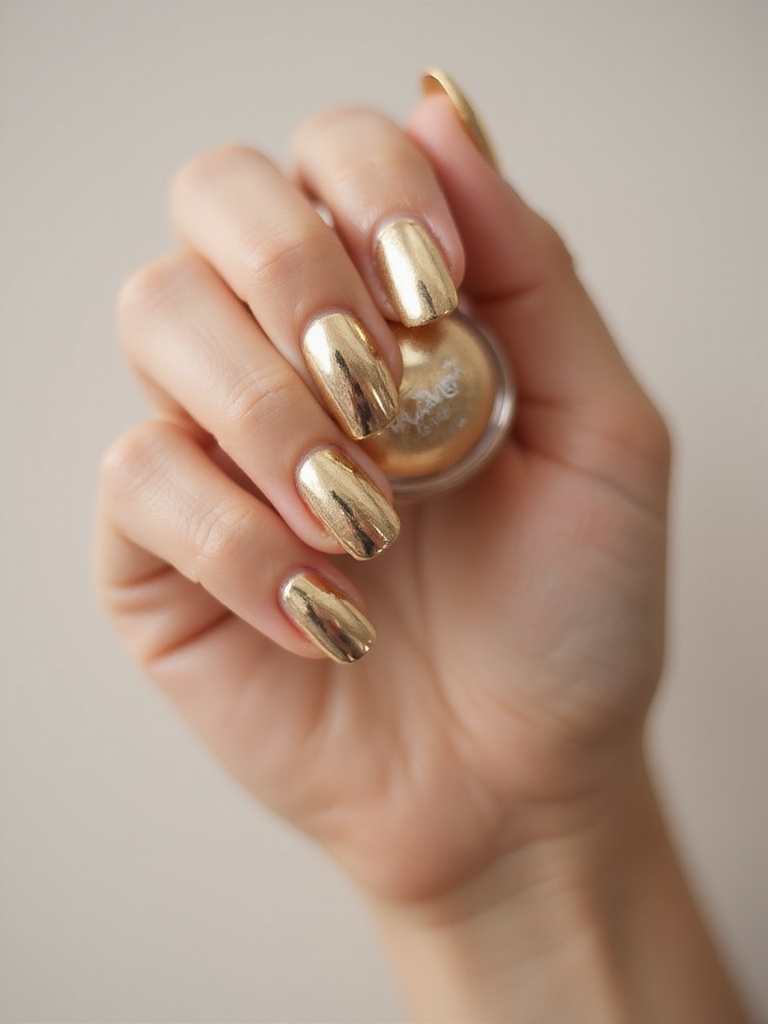 liquid gold chrome shine