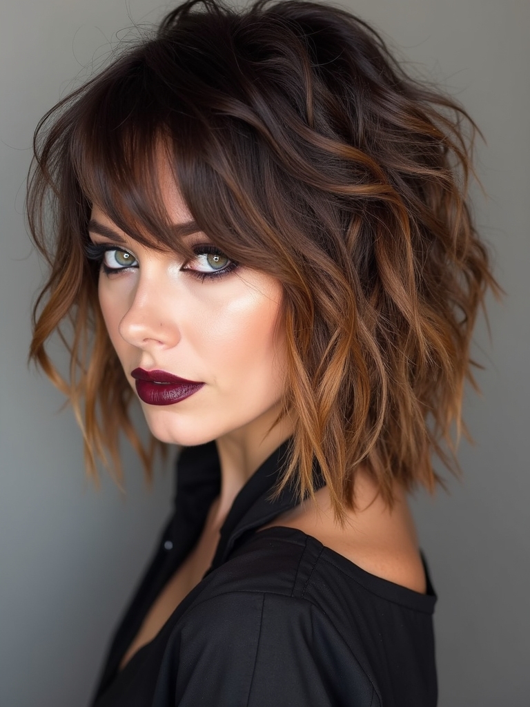 long shag rocker hairstyle