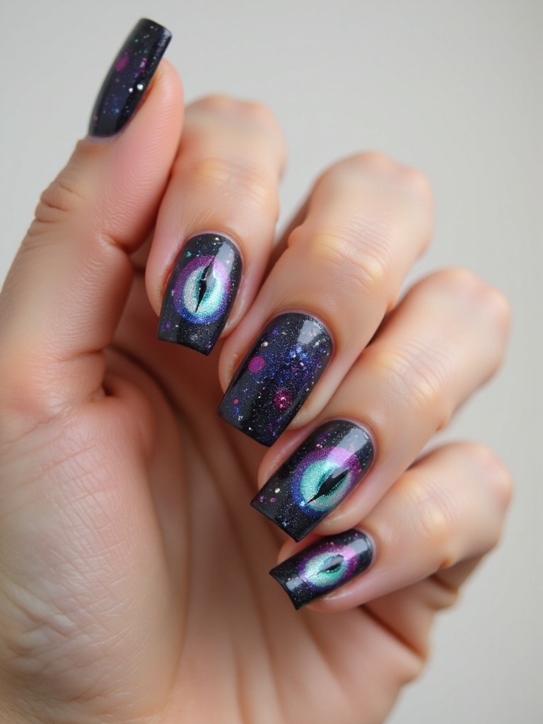 magnetic cosmic cat eye gradient