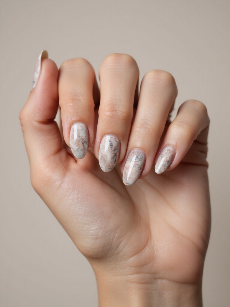 marble swirl press on tutorial