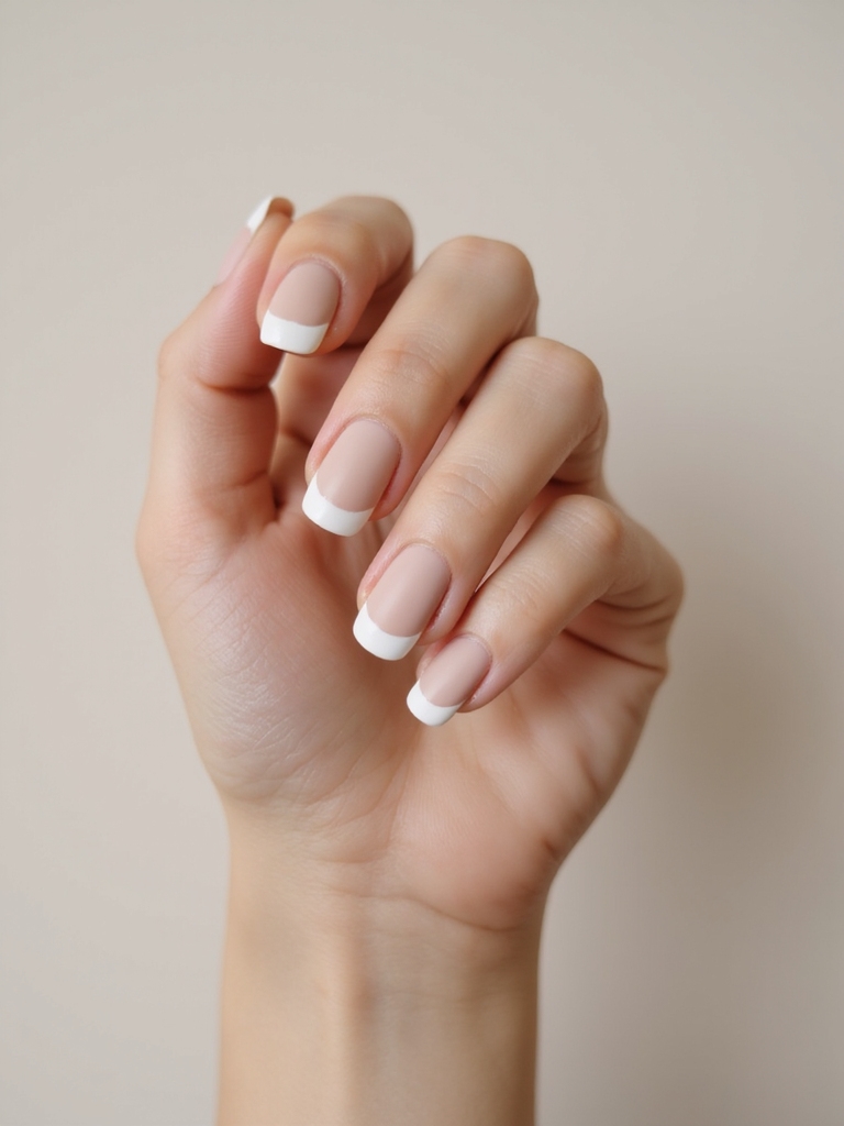 matte base glossy tip contrast