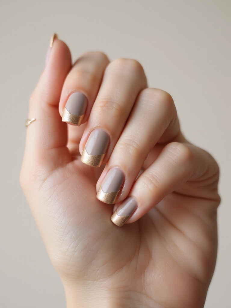 matte base with goldchrome