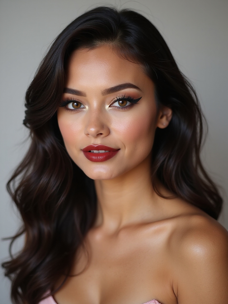 matte flawless base winged red