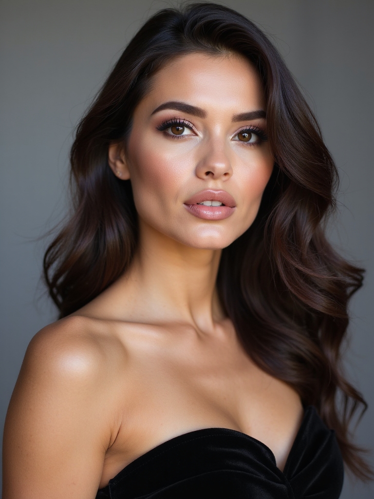 matte mauve softly diffused