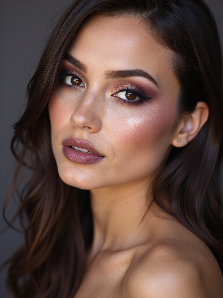 mauve matte soft romance