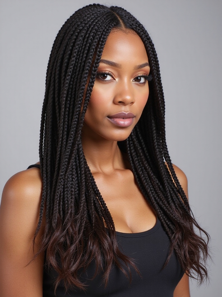 mesmerizing waterfall braid style