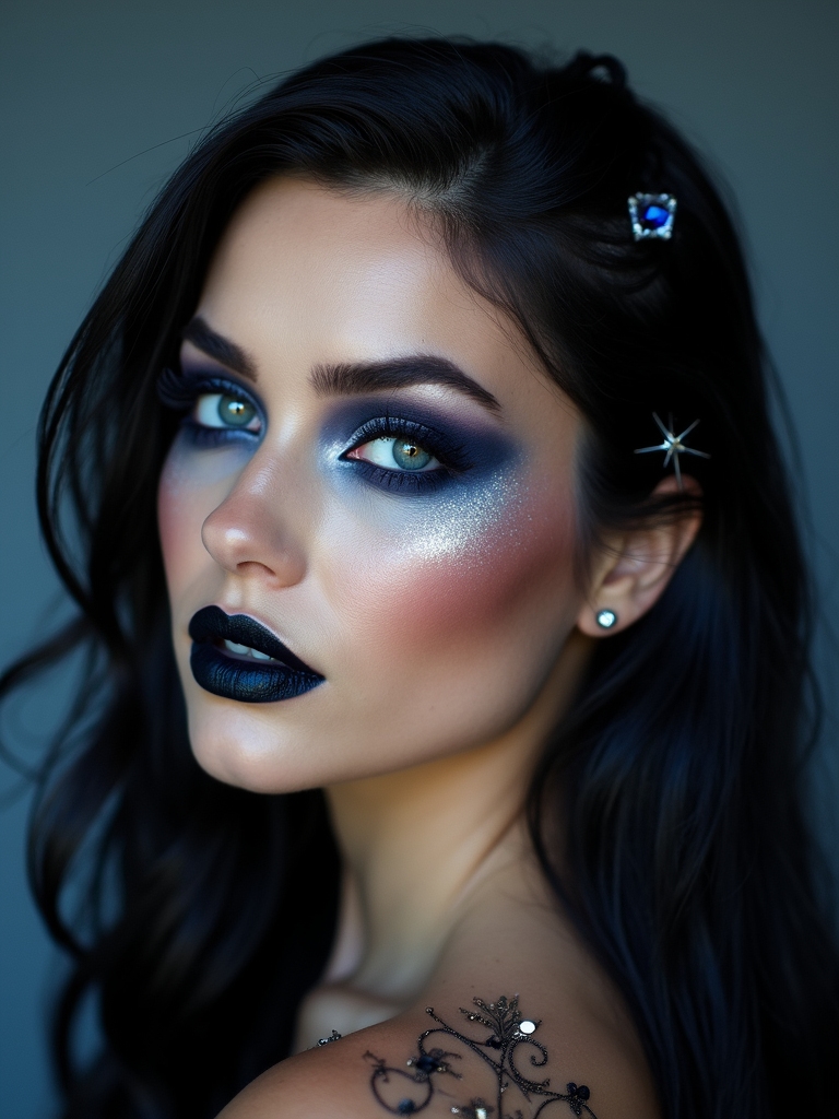 midnight celestial witchy glam