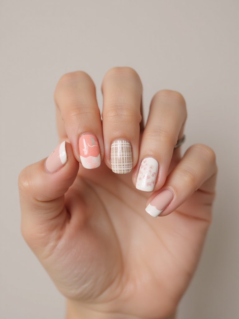 minimal tips bold statement nails