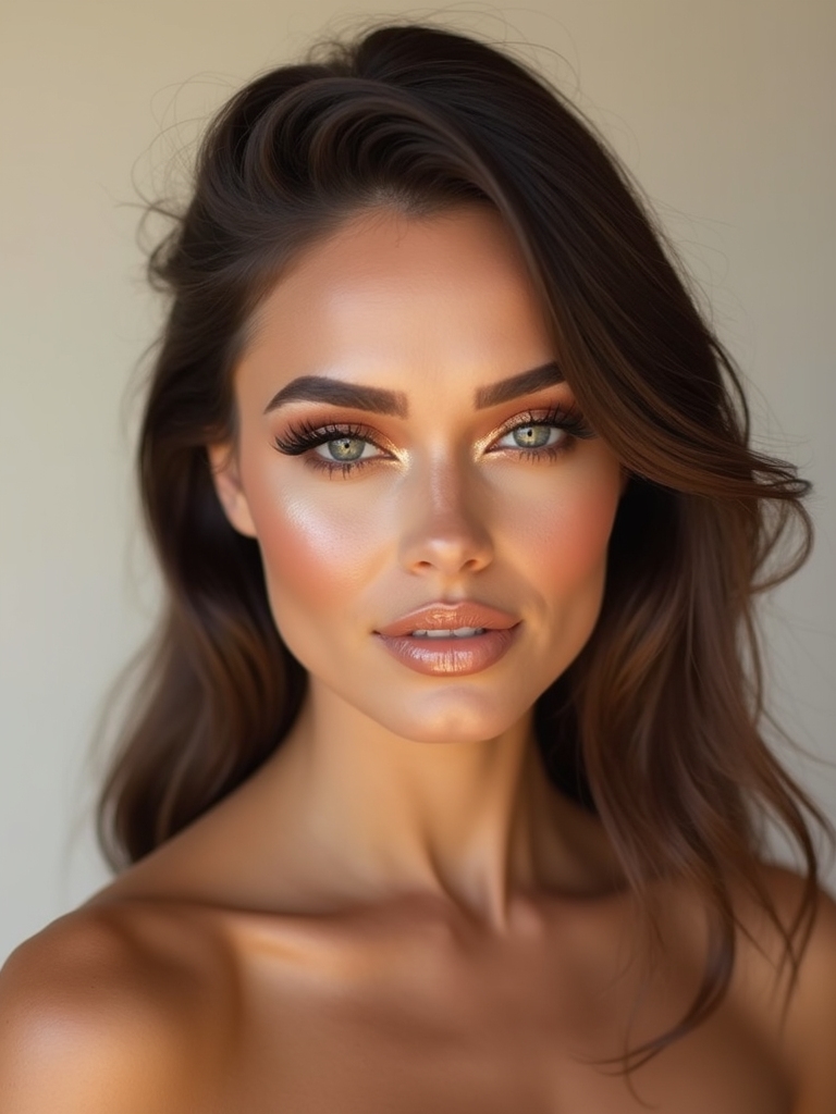 molten bronze sun kissed glow