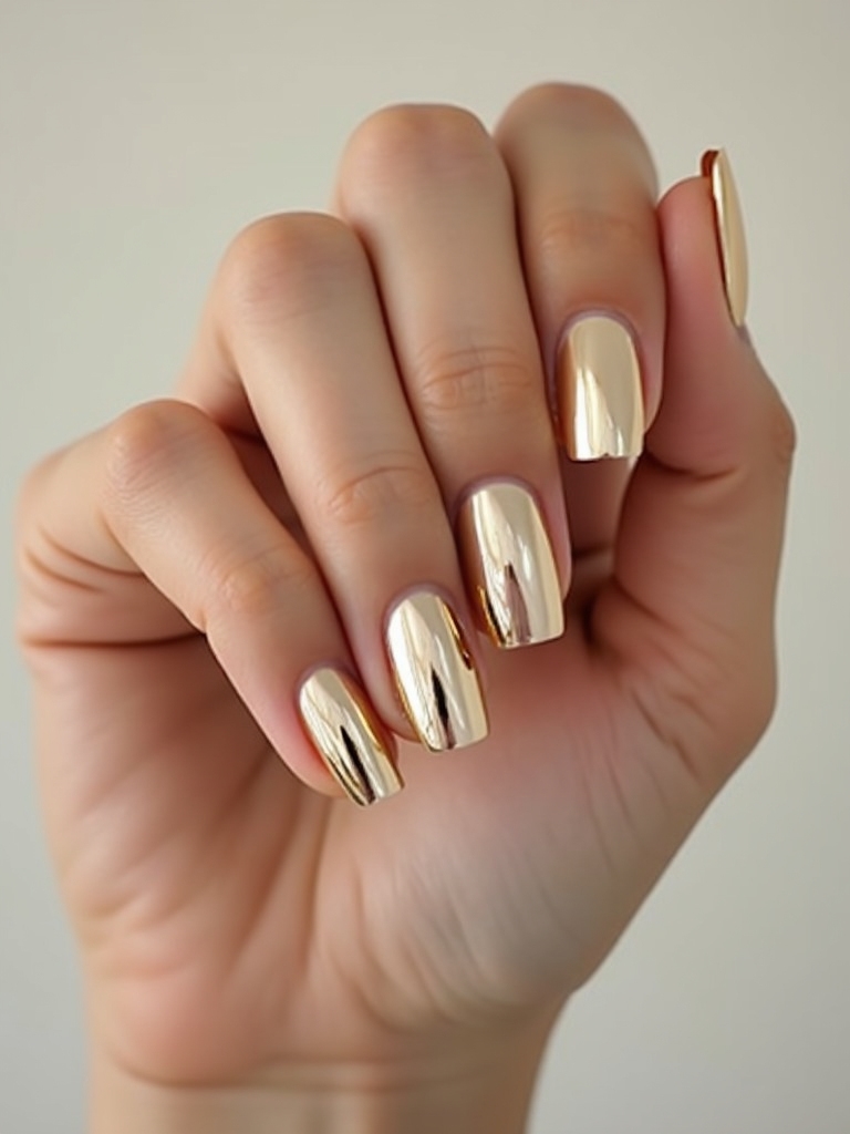 molten gold chrome tips