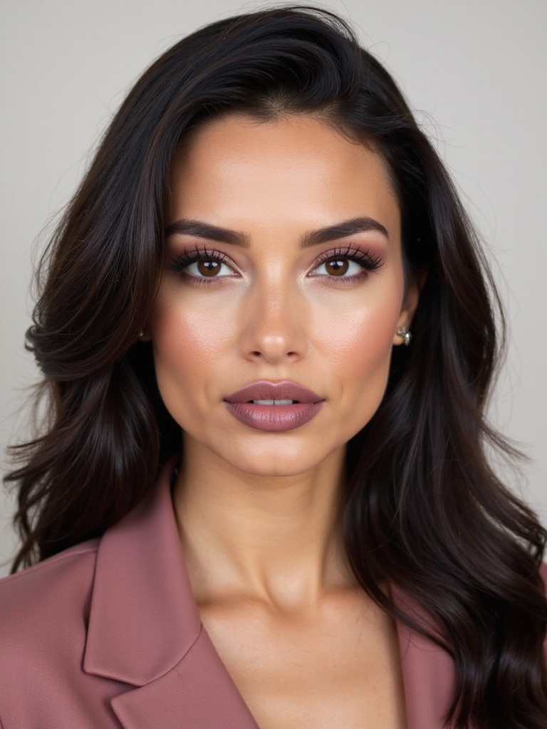 monochrome mauve glazed glow