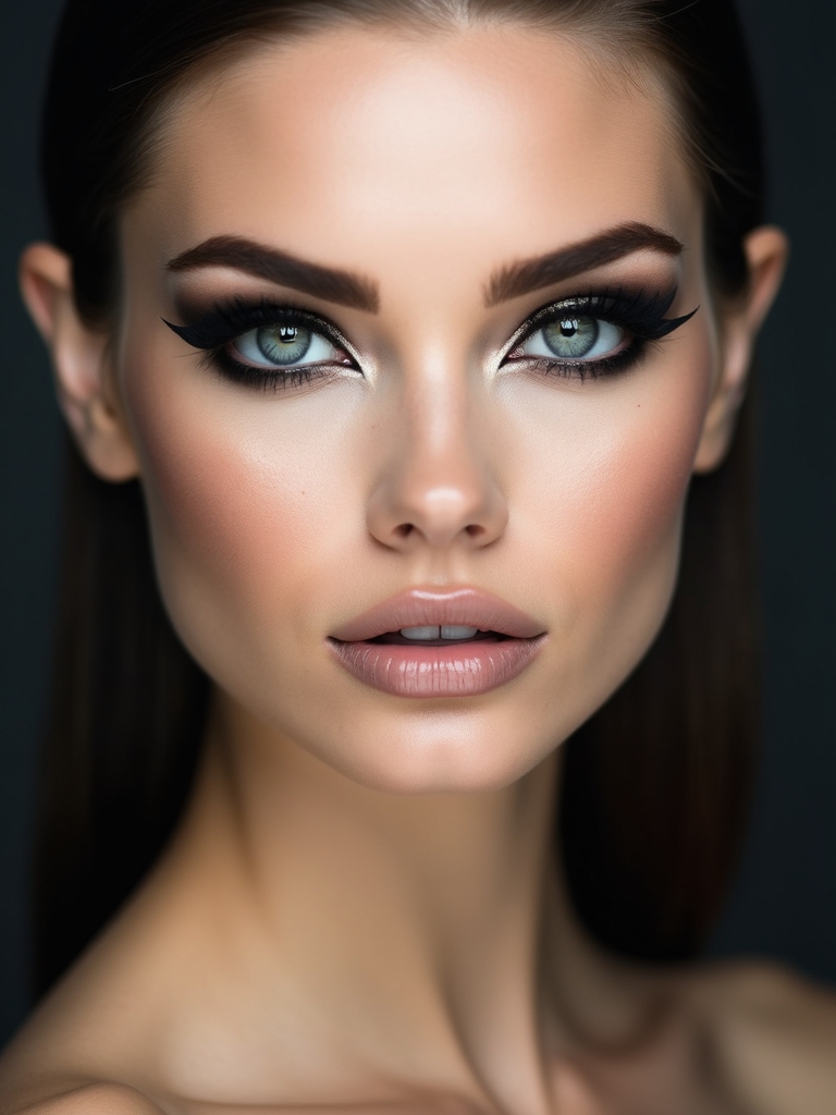 monochrome terracotta winged eye