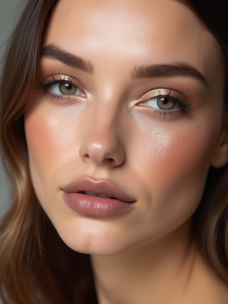 muted pewter fluffy brows