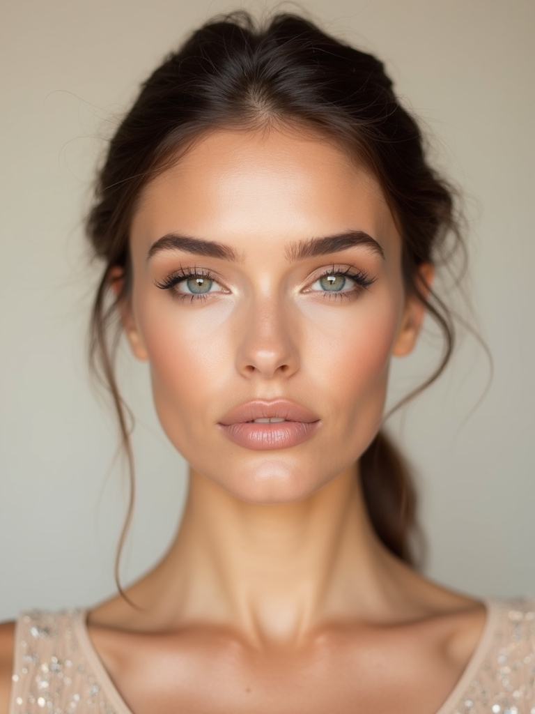 natural toned blurred nude lip