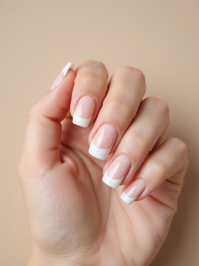 negative space half moon french