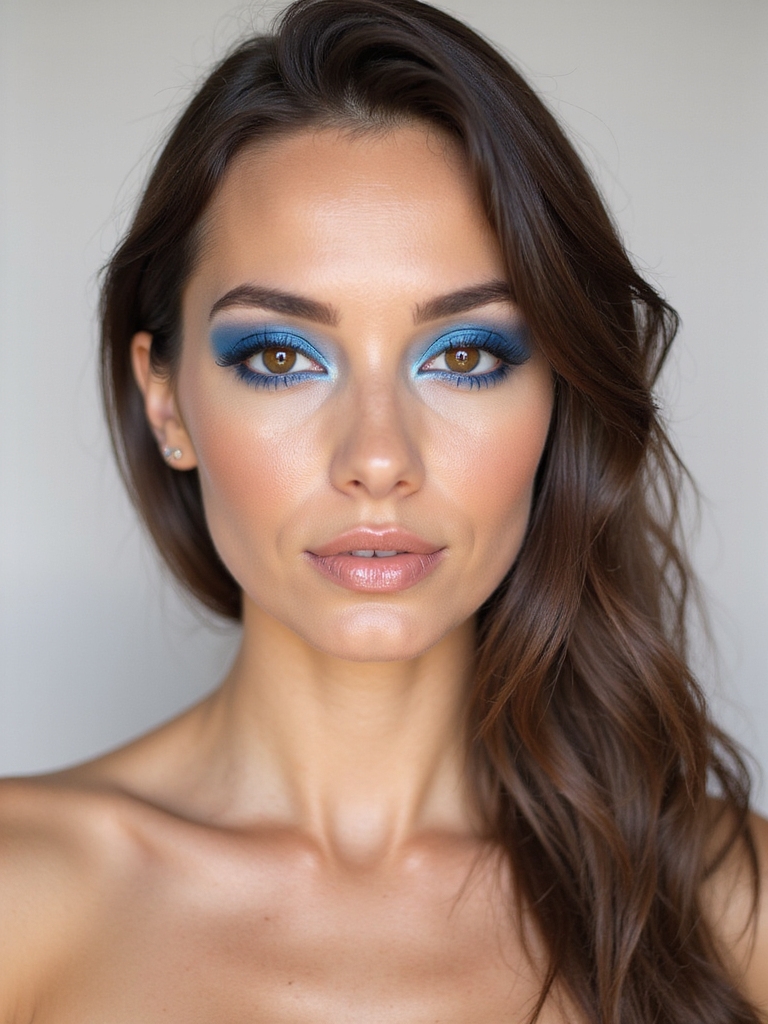 neon electric cobalt arcade eyes