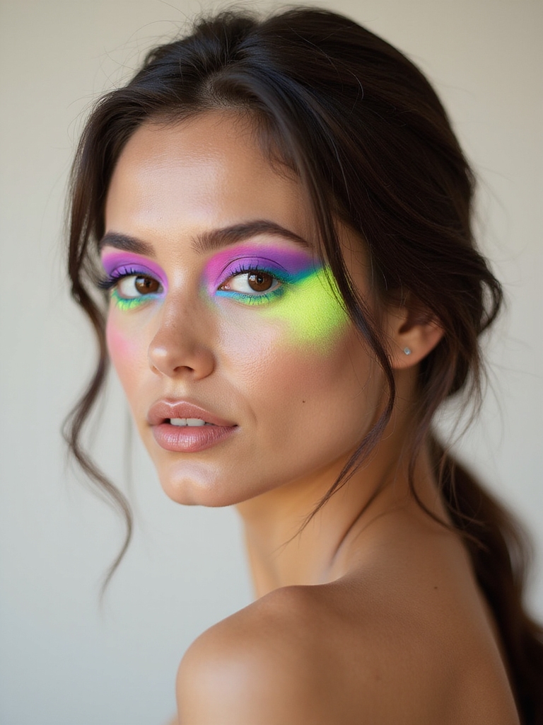 neon inner corner highlighter pop