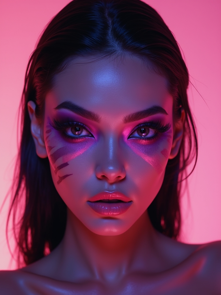 neon sukuna club makeup