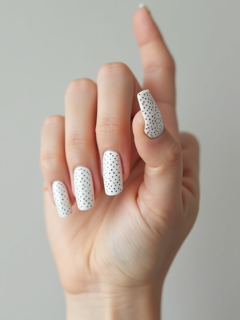 ombre dots scaling downward