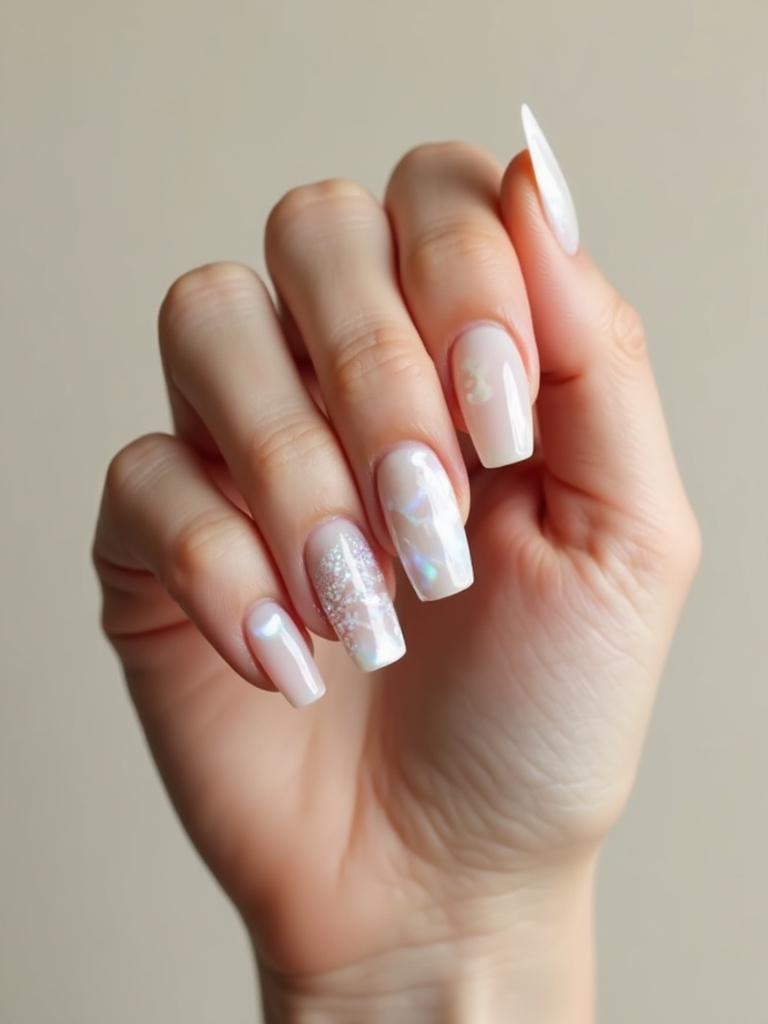 opalescent mother of pearl shimmer